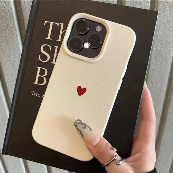 Red Love Heart Phone Case