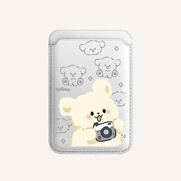 Cute Dog MagSafe Card Holder
