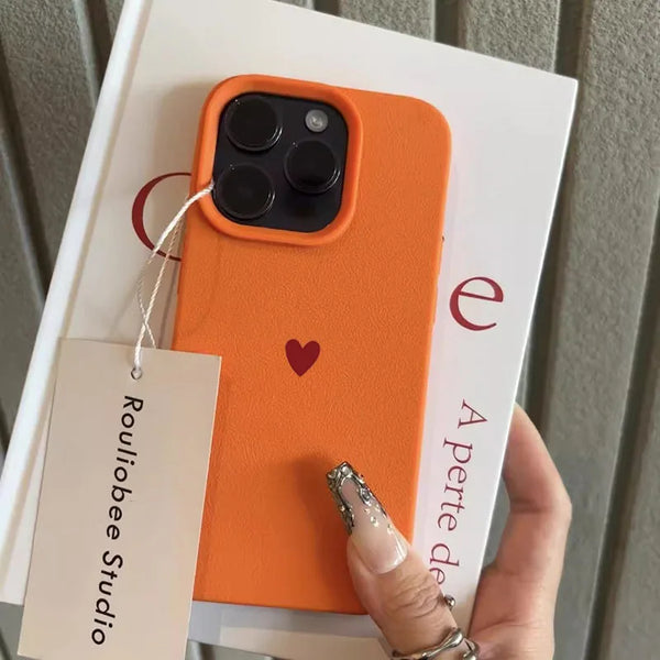 Red Love Heart Phone Case - additional view