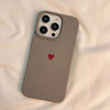 Red Love Heart Phone Case - front view