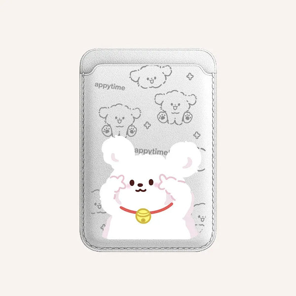 Cute Dog MagSafe Card Holder