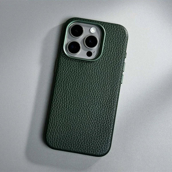 Magnetic Leather Shield Case