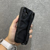 Wrinkle Matte Wrist Strap Case