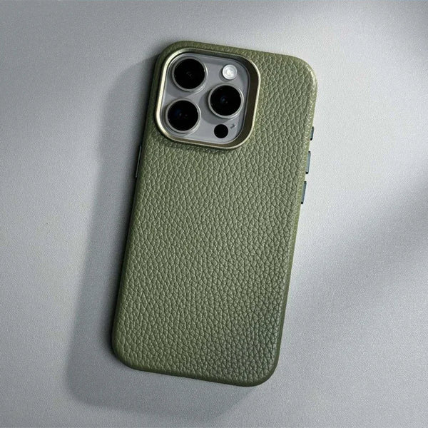 Magnetic Leather Shield Case