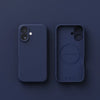 iPhone with matte magnetic silicone case and lifted edges