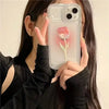 Tulip Floral Clear Case