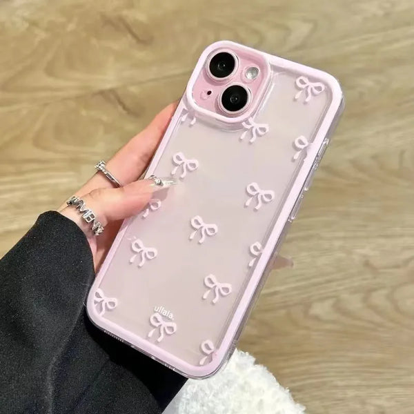 Cute Bow Soft Clear Case