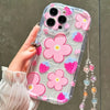 Strawberry Pattern Lanyard Case