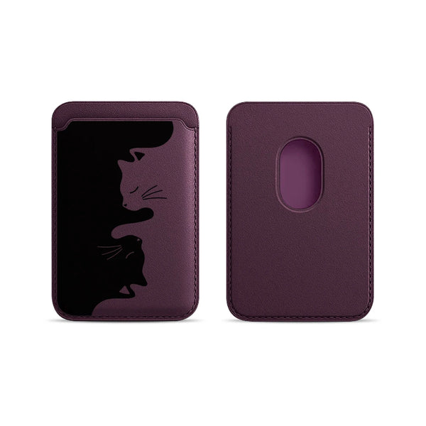 Cute Cat Magnetic Wallet