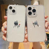 Matchstick Couple Clear Case
