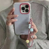 Blue Grid Pattern Case